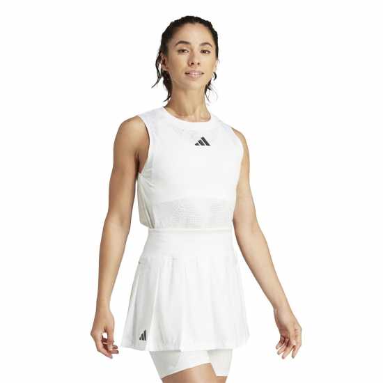 Adidas Дамски Потник За Тенис Aeroready Pro Tennis Tank Top Womens Бяло Дамско облекло плюс размер