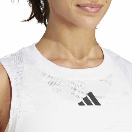 Adidas Дамски Потник За Тенис Aeroready Pro Tennis Tank Top Womens Бяло Дамско облекло плюс размер