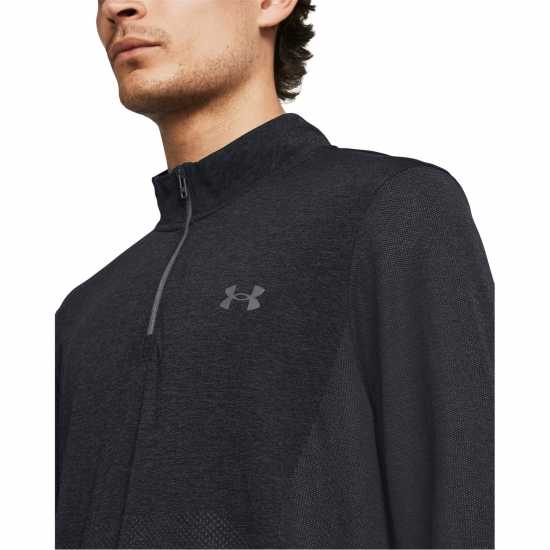 Under Armour Seamless Stride ¼ Zip Сиво Мъжки полар