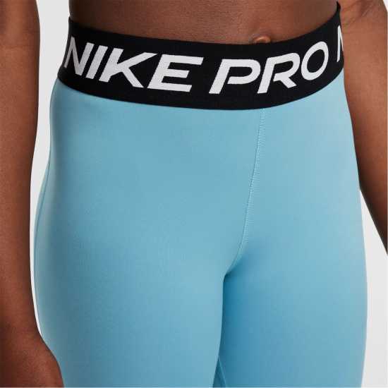 Nike Pro Girls Tights Деним Турк Дрехи за фитнес