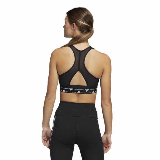 Adidas Bos Sports Bra Womens Черно/Бяло Спортни сутиени