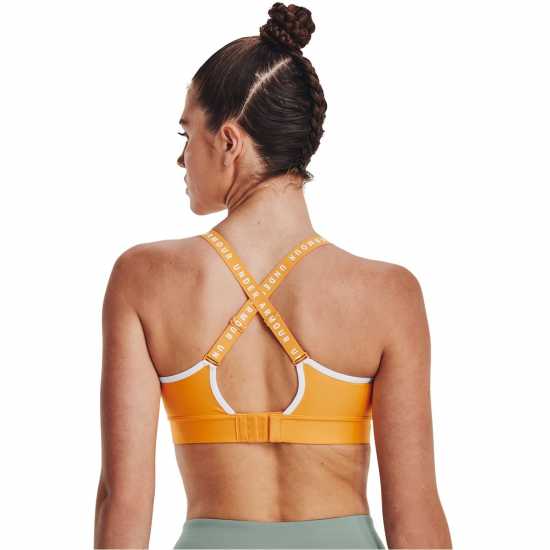 Under Armour Дамски Спортен Сутиен Armour Infinity Mid Sports Bra Ladies Възход/Бял 