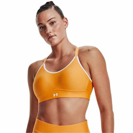 Under Armour Дамски Спортен Сутиен Armour Infinity Mid Sports Bra Ladies Възход/Бял 