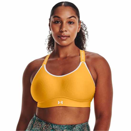 Under Armour Дамски Спортен Сутиен Armour Infinity Mid Sports Bra Ladies Възход/Бял 