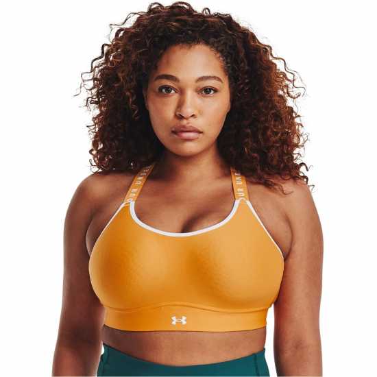 Under Armour Дамски Спортен Сутиен Armour Infinity Mid Sports Bra Ladies Възход/Бял 