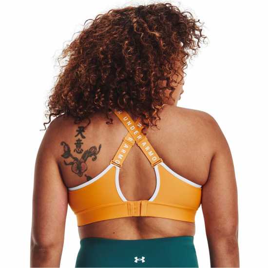 Under Armour Дамски Спортен Сутиен Armour Infinity Mid Sports Bra Ladies Възход/Бял 