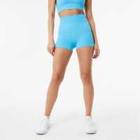 Usa Pro Seamless 3 Inch Shorts Aqua Дамски клинове за фитнес
