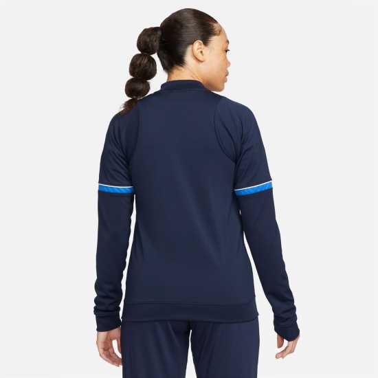 Nike Спортно Горнище Academy Track Jacket Ladies Обсидиан / Бял / Син Дамски суичъри и блузи с качулки