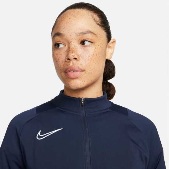 Nike Спортно Горнище Academy Track Jacket Ladies Обсидиан / Бял / Син Дамски суичъри и блузи с качулки