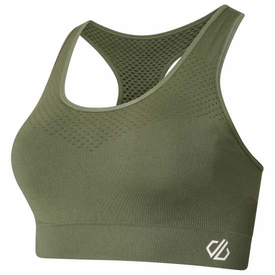 Dare2B Dare 2B 2B Fleur East Dont Sweat It Sports Bra Medium Impact Womens Утино зелено 