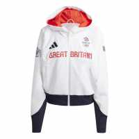 Adidas Дамско Яке Team Gb Podium Jacket Womens  Дамски суичъри и блузи с качулки