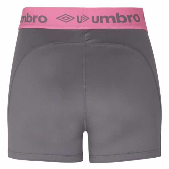 Umbro Shorts Ld99 Сиво/Розово Дамски клинове за фитнес