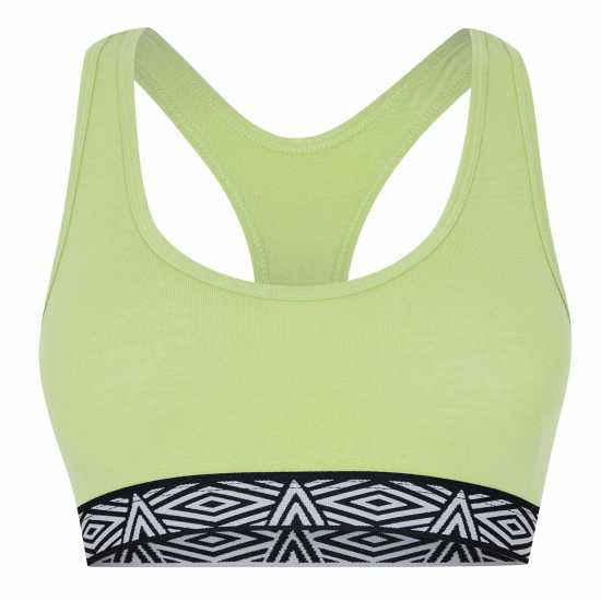 Umbro Bra Top 2P Ld99 Зелено/Търко Спортни сутиени