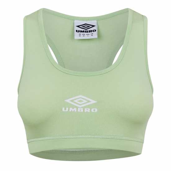 Umbro Dmnd Sbra Ls Ld99 Морско пене / Бяло Спортни сутиени