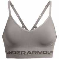 Under Armour Seamless Low Impact Longline Sports Bra Сиво 