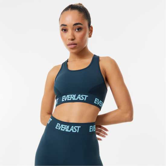 Everlast Seamless Logo Sports Bra Womens Полунощно синьо Спортни сутиени