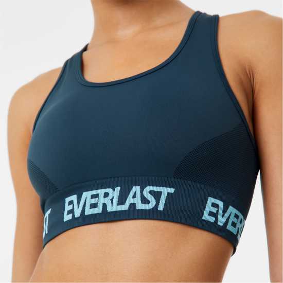 Everlast Seamless Logo Sports Bra Womens Полунощно синьо Спортни сутиени