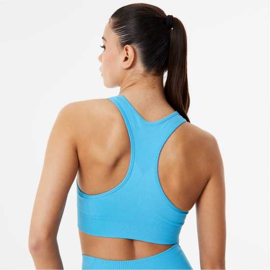 Usa Pro Crop Sports Bra Аква Спортни сутиени