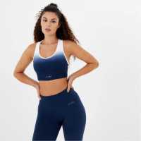 Usa Pro Ombre Sports Bra Морско синьо/Бяло 