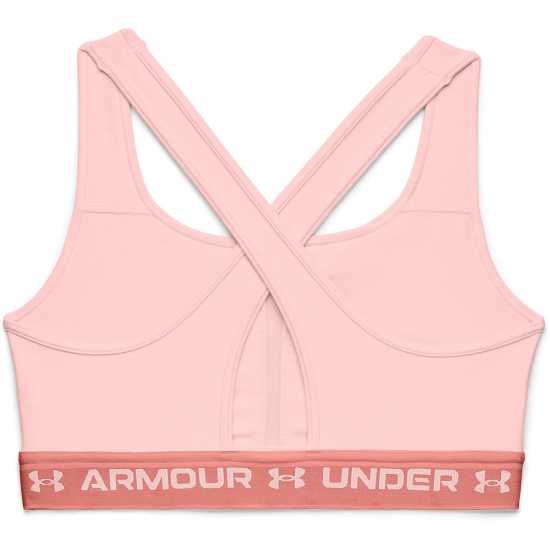 Under Armour Crossback Mid Sports Bra Pink Спортни сутиени