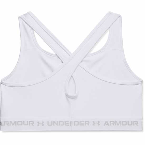 Under Armour Armour Medium Support Crossback Bra Womens Бяло Спортни сутиени