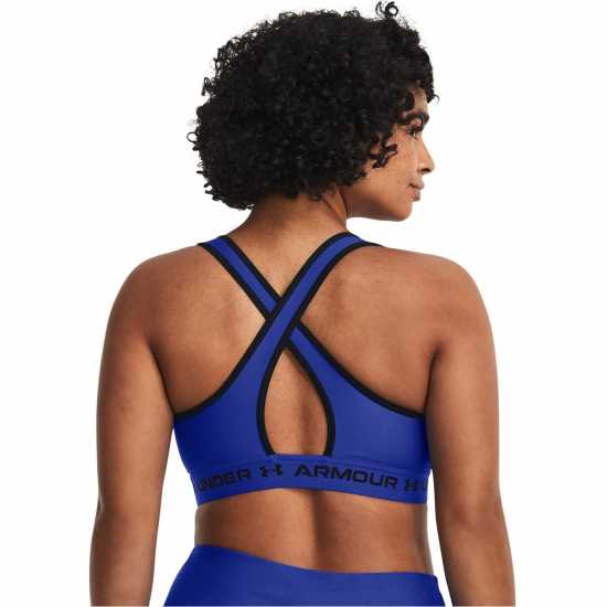 Under Armour Armour Medium Support Crossback Bra Womens Команда Роял Спортни сутиени