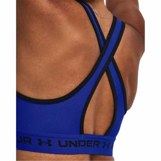 Under Armour Armour Medium Support Crossback Bra Womens Команда Роял Спортни сутиени