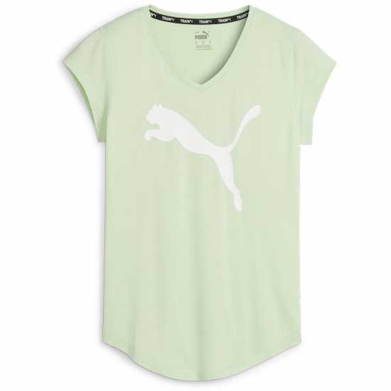 Puma Favorite Heather Cat Tee Свежа мента Футболни тренировъчни горнища