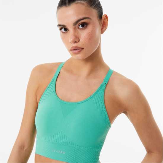 Usa Pro Adjustable Sports Bra Тъмно зелено Спортни сутиени