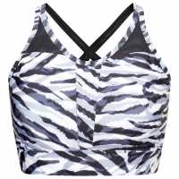 Dare2B Dare 2B 2B Mantra Sports Bra Low Impact Womens Черно/Бял Зебра Спортни сутиени