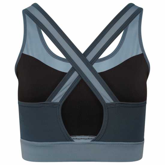 Dare2B Dare 2B 2B Mantra Sports Bra Low Impact Womens Оранжево-сиво/Синьо Спортни сутиени