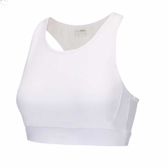 Usa Pro Core Racer Back Sports Bra Бяло 