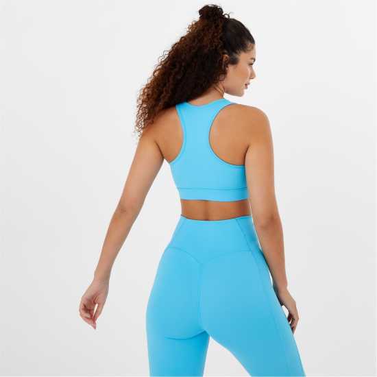 Usa Pro Core Racer Back Sports Bra Аква Синьо Спортни сутиени