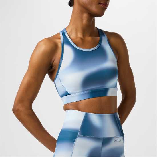 Usa Pro Core Racer Back Sports Bra Вихрен Омбре 