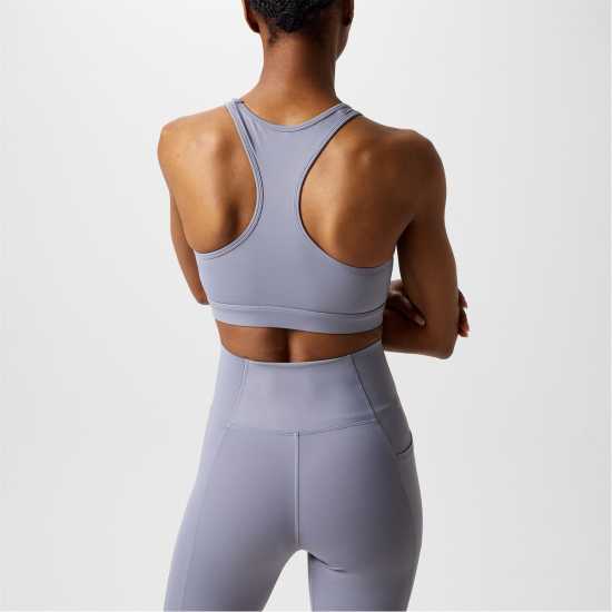 Usa Pro Core Racer Back Sports Bra Сребърна куршума 