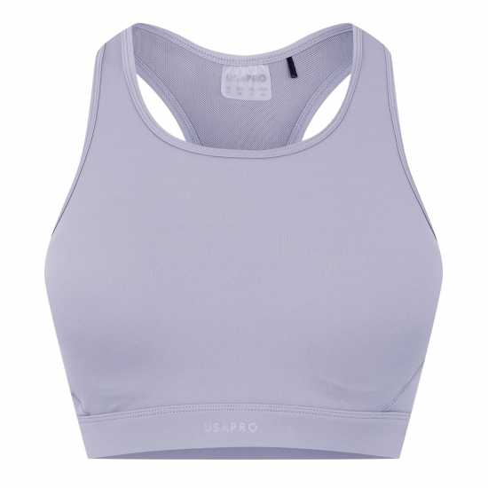 Usa Pro Core Racer Back Sports Bra Сребърна куршума 