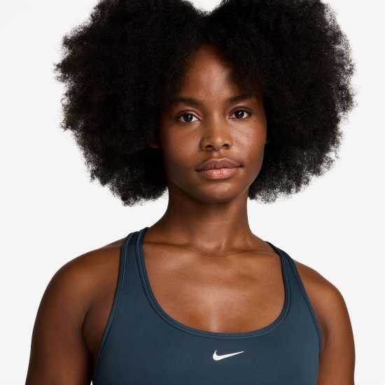 Nike Pro Swoosh Medium-Support Sports Bra Womens Армейска нави Спортни сутиени