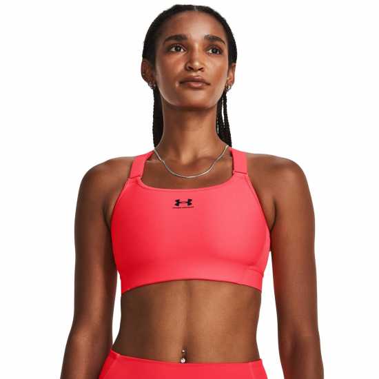 Under Armour Heatgear® Armour High Sports Bra Бета / Черно Спортни сутиени