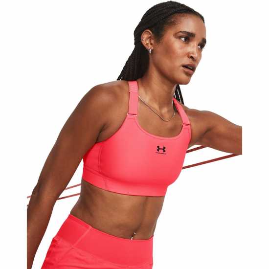 Under Armour Heatgear® Armour High Sports Bra Бета / Черно Спортни сутиени