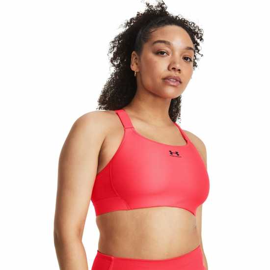 Under Armour Heatgear® Armour High Sports Bra Бета / Черно Спортни сутиени