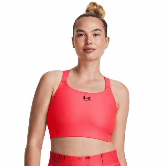 Under Armour Heatgear® Armour High Sports Bra Бета / Черно Спортни сутиени