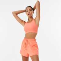 Usa Pro Дамски Шорти 2-In-1 Runner Shorts Womens Coral Дамски клинове за фитнес