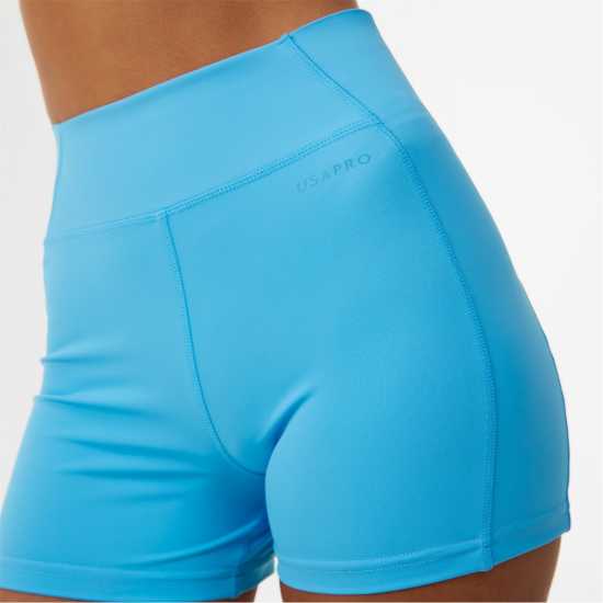 Usa Pro 3 Inch Shorts Aqua Дамски клинове за фитнес