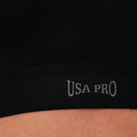 Usa Pro High Support Sports Bra Черно Спортни сутиени