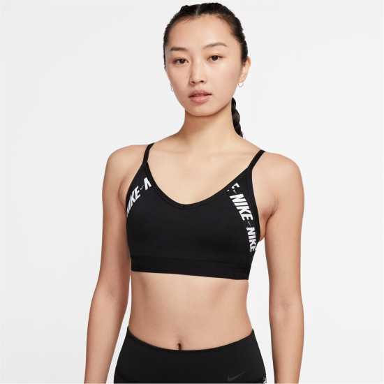 Nike Indy Women's Light-Support Logo Sports Bra  Спортни сутиени