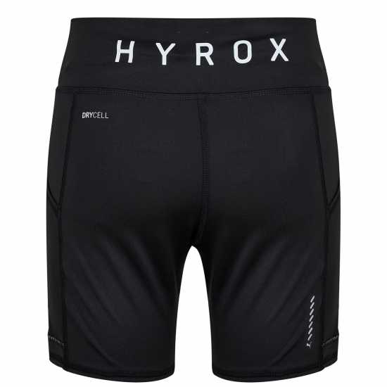 Puma Дамски Шорти Hyrox Performance Shorts Womens Мънк/Черен Дамски къси панталони