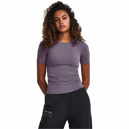 Under Armour Rsh Smlss Tee Ld99 Лилаво Дамски тениски и фланелки