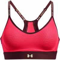 Under Armour Infinity Low Sports Bra RadioRed Спортни сутиени