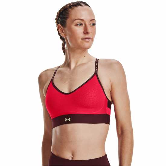 Under Armour Infinity Low Sports Bra RadioRed Спортни сутиени