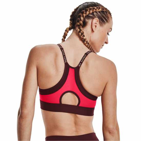 Under Armour Infinity Low Sports Bra RadioRed Спортни сутиени